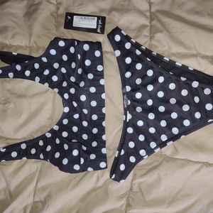 Nasty Gal polka dot bikini